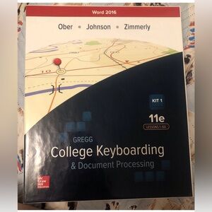 GREGG COLLEGE KEYBOARDING & DOCUMENT PROCESSING, GDP + By Ober Scot Ph.d. VG
